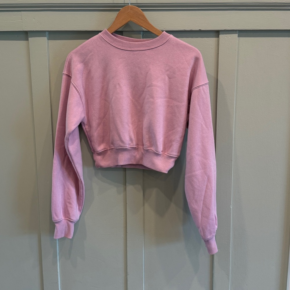 🌸 Wild Fable Lilac Cropped Sweatshirt | Women’s XS